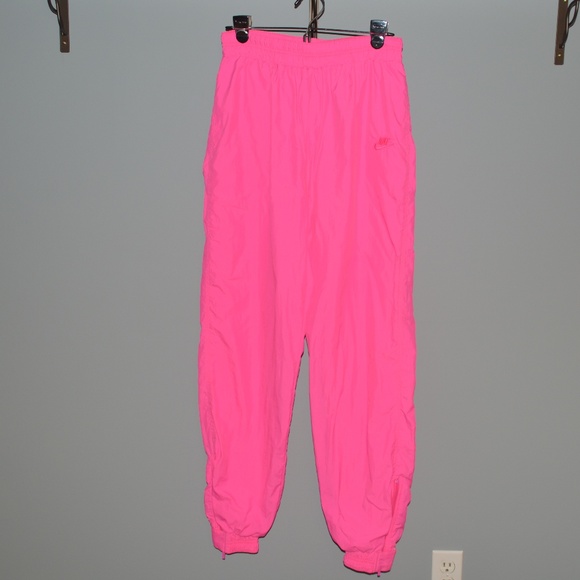 hot pink windbreaker pants
